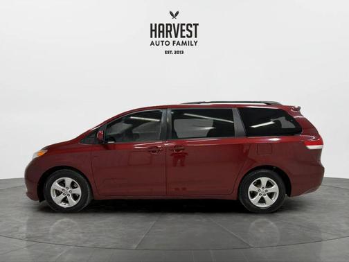 Burgundy 2011 Toyota Sienna LE