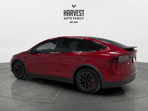 Ultra Red 2024 Tesla Model X Plaid Tri Motor All-Wheel Drive