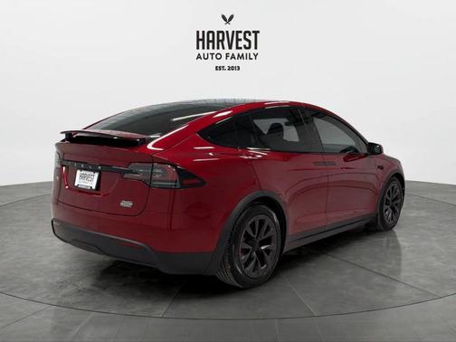 Ultra Red 2024 Tesla Model X Plaid Tri Motor All-Wheel Drive