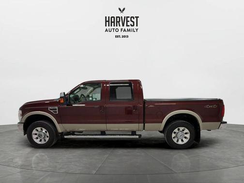 Burgundy 2010 Ford F-250 Lariat
