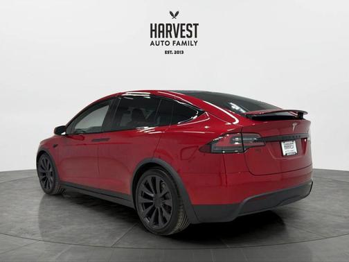 Red Multi-Coat 2022 Tesla Model X Plaid Tri Motor All-Wheel Drive