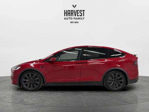 Red Multi-Coat 2022 Tesla Model X Plaid Tri Motor All-Wheel Drive
