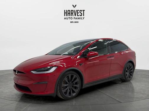 Red Multi-Coat 2022 Tesla Model X Plaid Tri Motor All-Wheel Drive