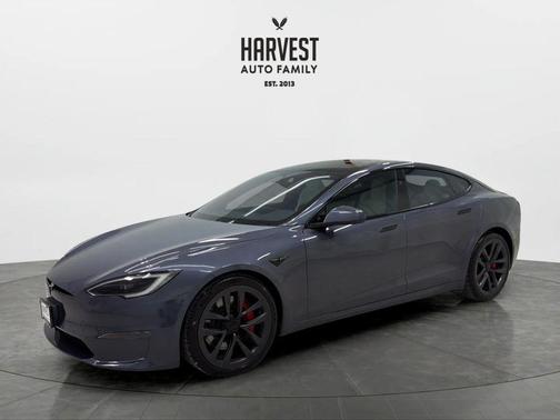 Stealth Grey 2023 Tesla Model S Plaid