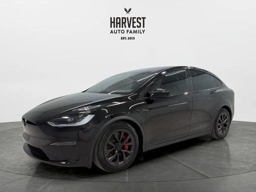 Solid Black 2023 Tesla Model X Plaid Tri Motor All-Wheel Drive