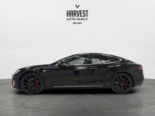 Black 2018 Tesla Model S P100D