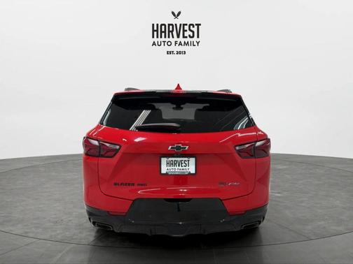 Red 2021 Chevrolet Blazer RS