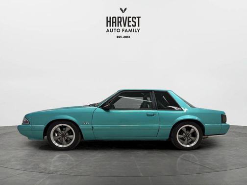 Turquoise 1992 Ford Mustang LX