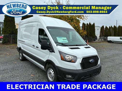 Oxford White 2025 Ford Transit-350 Base Cargo Van