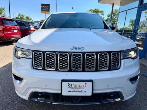 Bright White Clearcoat 2020 Jeep Grand Cherokee Overland