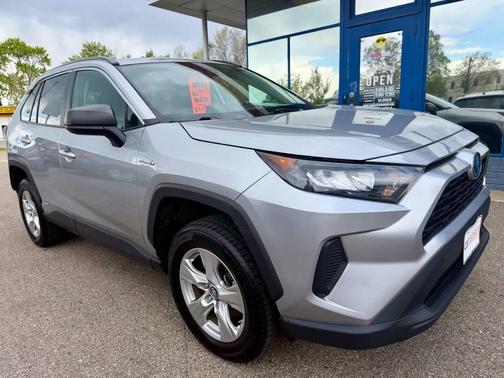 Silver Sky Metallic 2020 Toyota RAV4 Hybrid LE