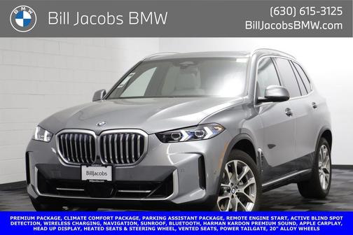 Skyscraper Gray Metallic 2024 BMW X5 xDrive40i