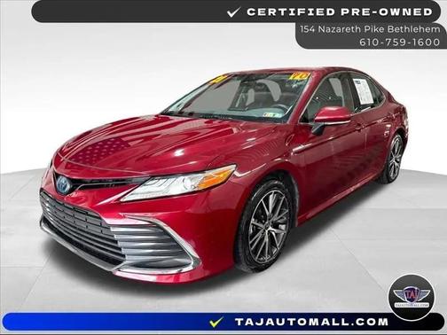Ruby Flare Pearl 2021 Toyota Camry Hybrid XLE