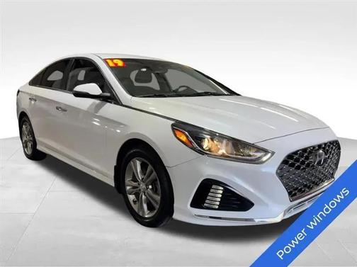 Quartz White Pearl 2019 Hyundai SONATA SEL