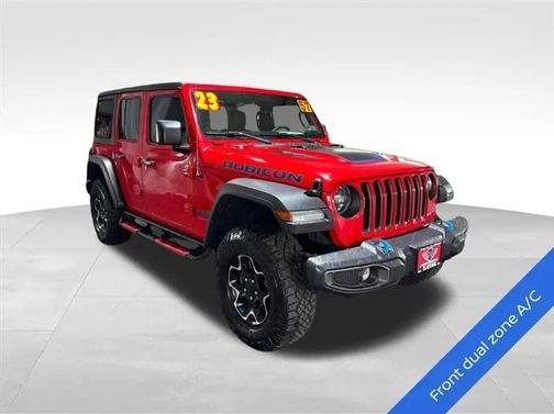 Firecracker Red Clearcoat 2023 Jeep Wrangler 4xe Rubicon