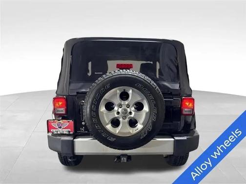 Black Clearcoat 2015 Jeep Wrangler Sahara