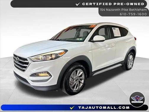 Dazzling White 2018 Hyundai TUCSON SEL