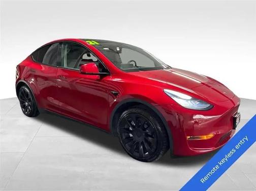 Red Multi-Coat 2021 Tesla Model Y Long Range