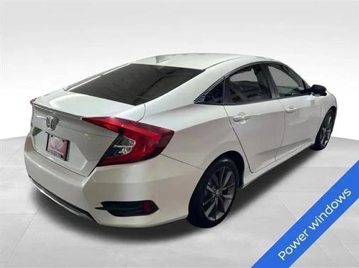 Platinum White Pearl 2020 Honda Civic EX