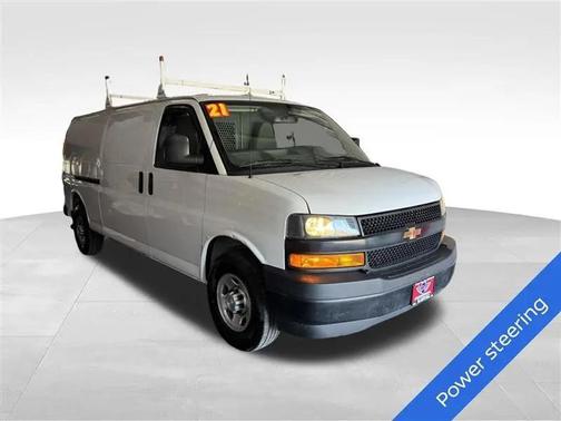 Summit White 2021 Chevrolet Express 3500 RWD 3500 Extended Wheelbase WT