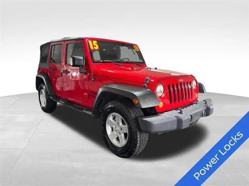 Firecracker Red Clear Coat 2015 Jeep Wrangler Unlimited Sport