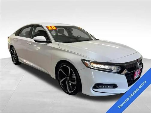 Platinum White Pearl 2020 Honda Accord Sport 1.5T