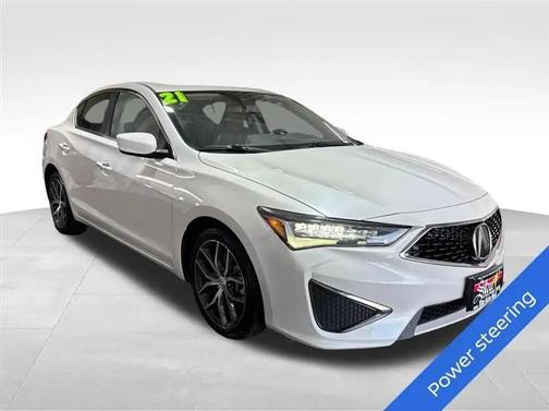 Platinum White Pearl 2021 Acura ILX Premium Package
