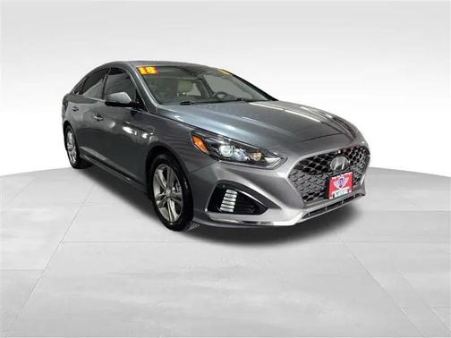 Machine Gray 2018 Hyundai SONATA Limited