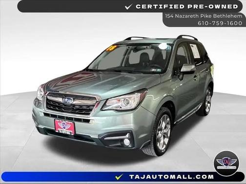 Green Metallic 2018 Subaru Forester 2.5i Touring