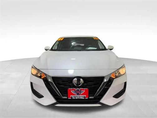 Aspen White Tricoat 2021 Nissan Sentra SV