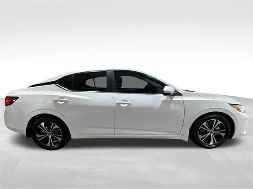 Aspen White Tricoat 2021 Nissan Sentra SV