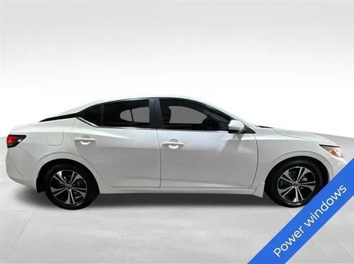 Aspen White Tricoat 2021 Nissan Sentra SV