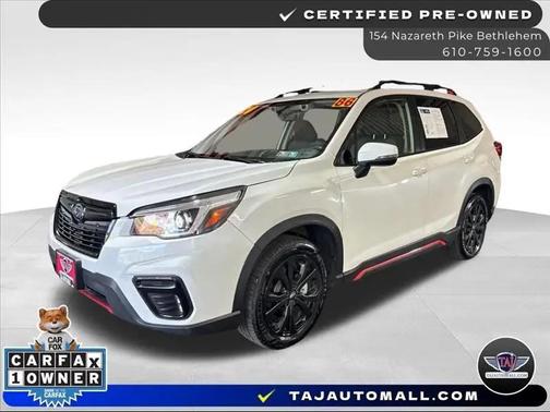 Crystal White Pearl 2020 Subaru Forester Sport