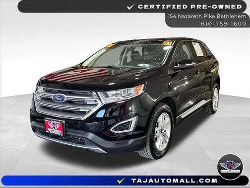 Shadow Black 2018 Ford Edge SEL