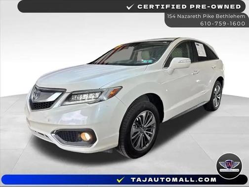 White Diamond Pearl 2017 Acura RDX Advance Package