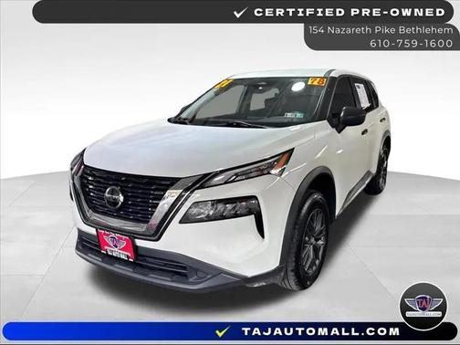 Glacier White 2021 Nissan Rogue S