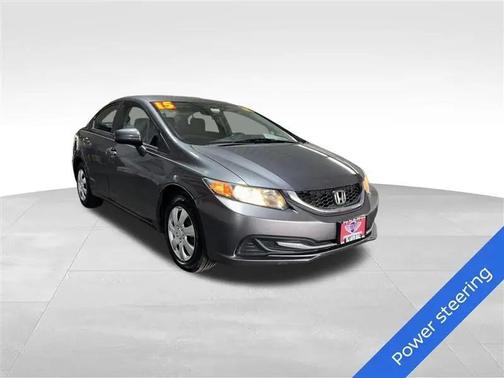 Grey 2015 Honda Civic LX