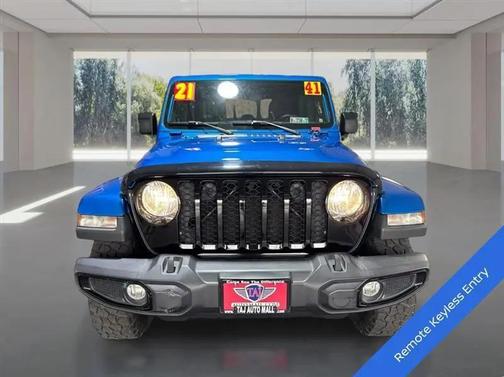 Hydro Blue Pearlcoat 2021 Jeep Gladiator Willys