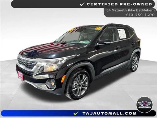 Cherry Black 2021 Kia Seltos S