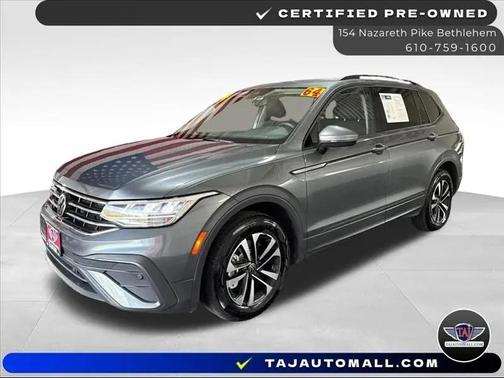 Platinum Gray Metallic 2024 Volkswagen Tiguan 2.0T SE