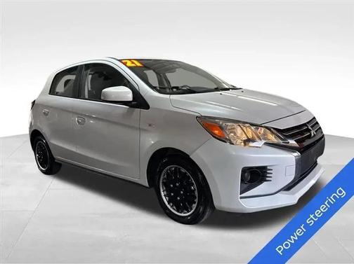 White Diamond 2021 Mitsubishi Mirage LE