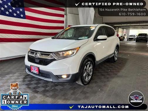 Platinum White Pearl 2019 Honda CR-V EX-L