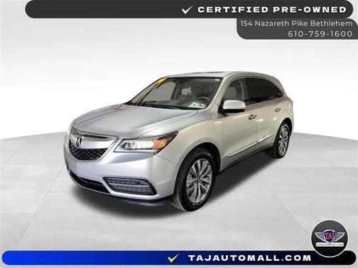 Silver 2014 Acura MDX 3.5L Technology Package