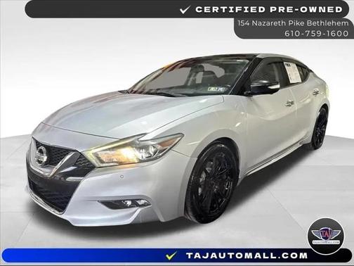 Brilliant Silver 2017 Nissan Maxima 3.5 Platinum