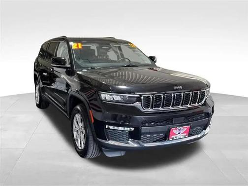 Diamond Black Crystal Pearlcoat 2021 Jeep Grand Cherokee L Limited