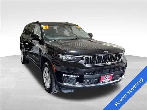 Diamond Black Crystal Pearlcoat 2021 Jeep Grand Cherokee L Limited