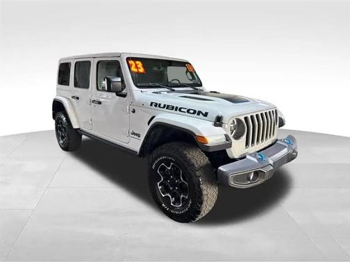 Bright White Clearcoat 2023 Jeep Wrangler 4xe Rubicon
