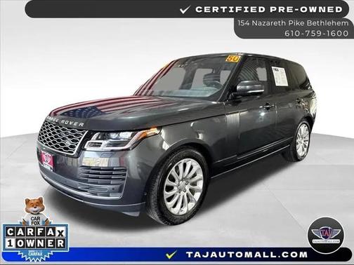 Gray 2018 Land Rover Range Rover 3.0L Turbocharged Diesel HSE Td6