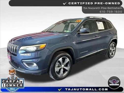 Slate Blue Pearlcoat 2020 Jeep Cherokee Limited