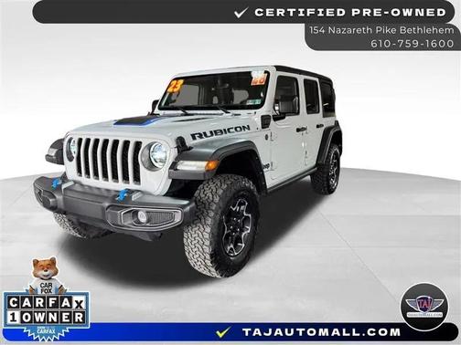 Bright White Clearcoat 2023 Jeep Wrangler 4xe Rubicon